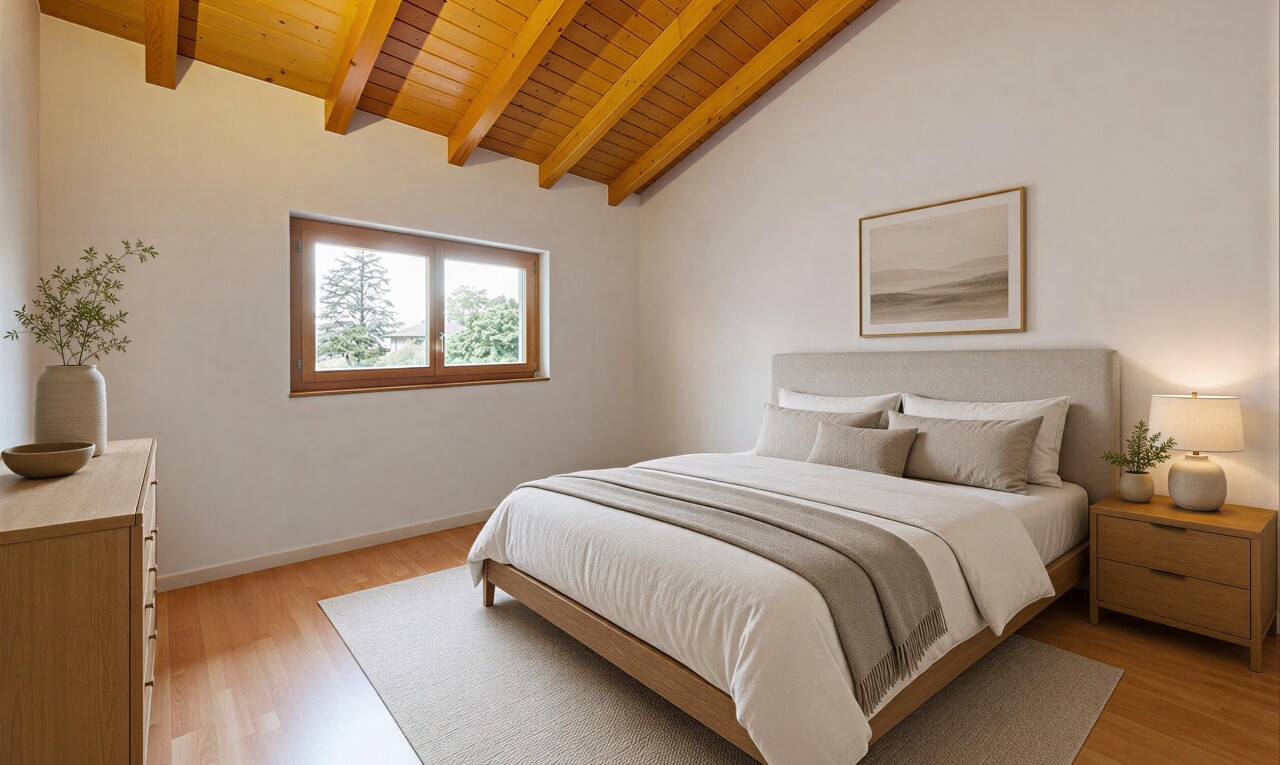 room featuring wooden ceiling, light wood finished floors, and vaulted ceiling with beams