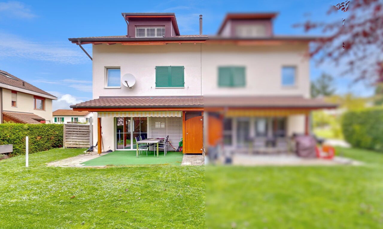 view of property with a patio and stucco siding