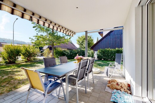 terrasse mit terrasse, day time, from property, und essbereich im freien