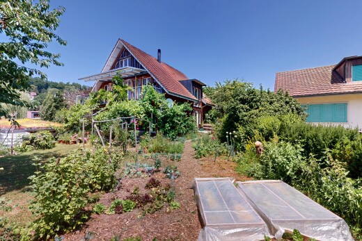 garten mit property visible, gewächshaus, und day time