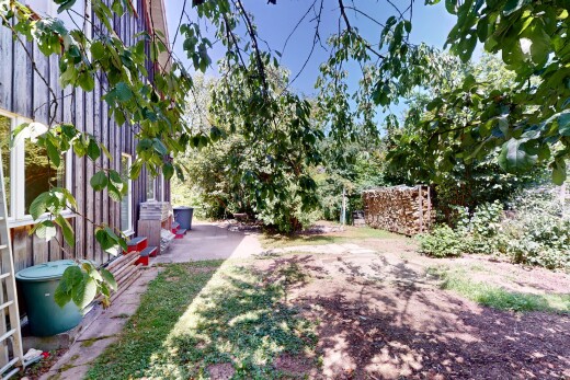 jardin avec terrasse et day time